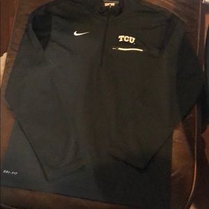 TCU 1/4 Zip Nike- Dri fit Pullover